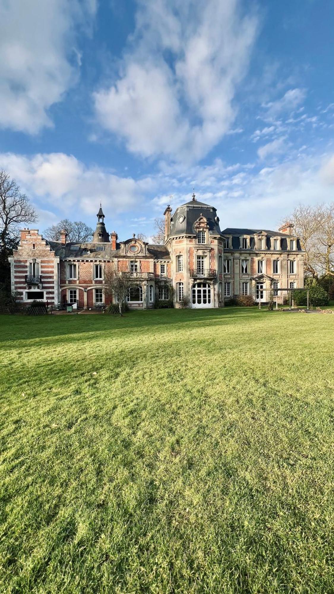 Le Chateau De Bertreville Saint Ouen Entre Mer Et Campagne Exterior photo